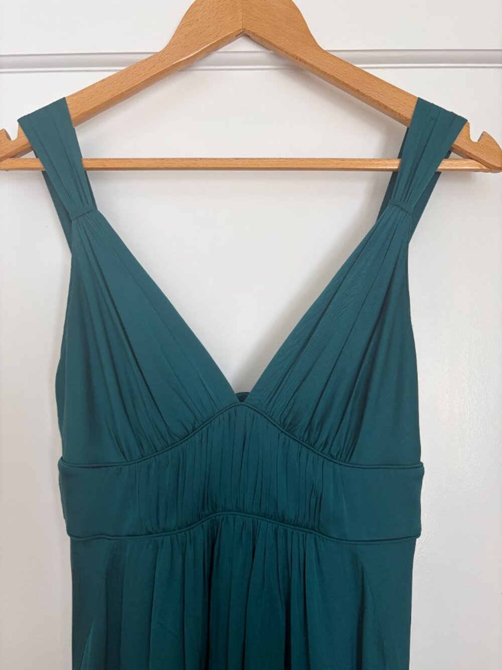 Banana Republic Silk Teal Maxi Dress - Picture 2 of 4